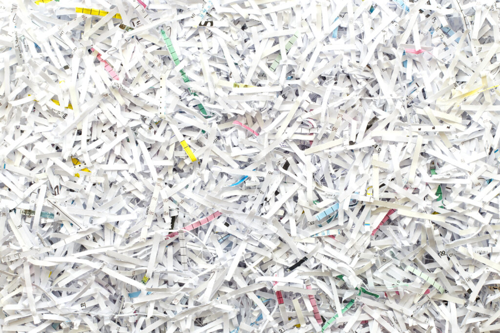 Destruction confidentielle de documents